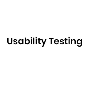 Usability testing research method